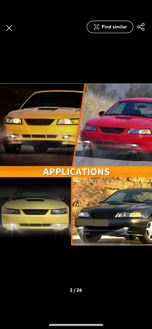 99-04 New Edge LED Fog lights